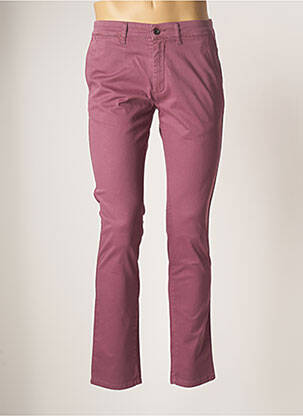 Pantalon chino violet LCDN pour homme