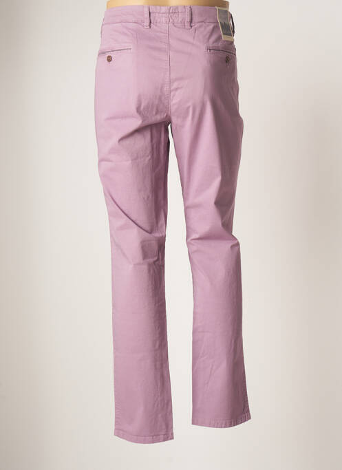 Pantalon chino stretch taille normale violet LCDN homme
