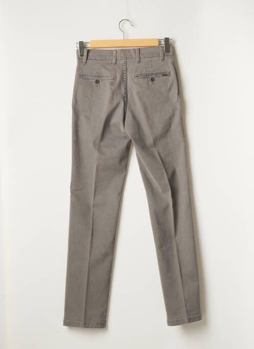 Pantalon chino stretch taille normale gris LCDN homme