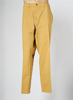 Pantalon chino jaune LCDN pour homme