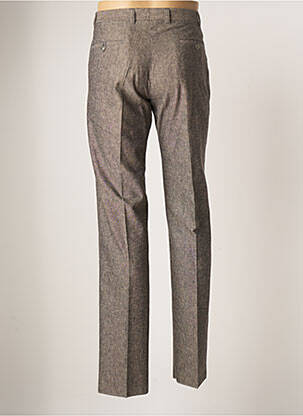 Pantalon droit tissage chiné taille normale gris KAMAO homme