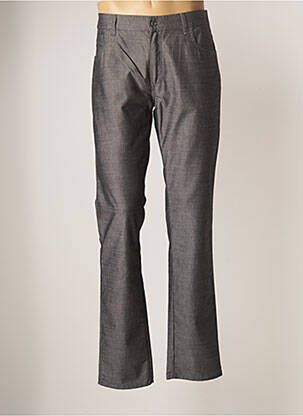 Pantalon slim tissage chiné taille normale gris LCDN homme
