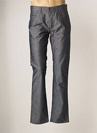 Pantalon droit tissage chiné taille normale gris LCDN homme