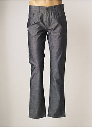 Pantalon droit tissage chiné taille normale gris LCDN homme