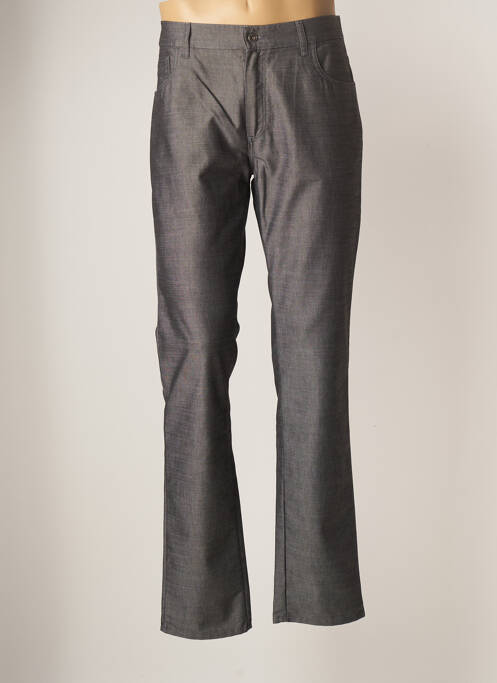 Pantalon slim tissage chiné taille normale gris LCDN homme