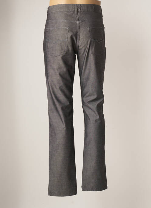 Pantalon slim tissage chiné taille normale gris LCDN homme