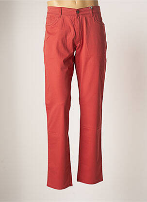 Pantalon droit stretch taille normale orange HATTRIC homme