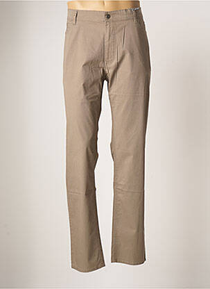 Pantalon droit beige HATTRIC pour homme