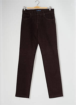 Pantalon slim stretch taille normale marron LCDN homme