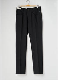 Pantalon droit tissage chiné taille normale noir ATELIER GARDEUR homme