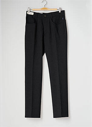 Pantalon droit tissage chiné taille normale noir ATELIER GARDEUR homme