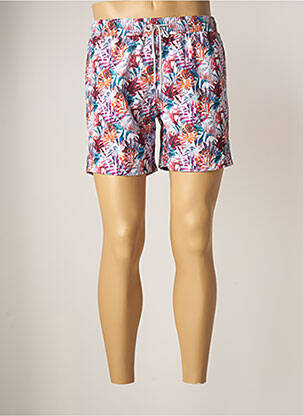Short de bain imprimé tie and dye orange LA SQUADRA homme