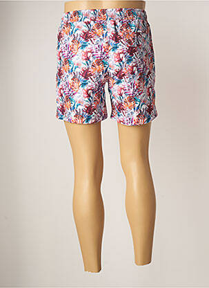 Short de bain imprimé tie and dye orange LA SQUADRA homme