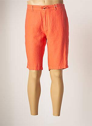 Bermuda taille élastique taille normale orange LA SQUADRA homme