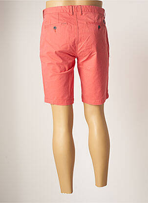 Bermuda tissage popeline taille normale rose LA SQUADRA homme