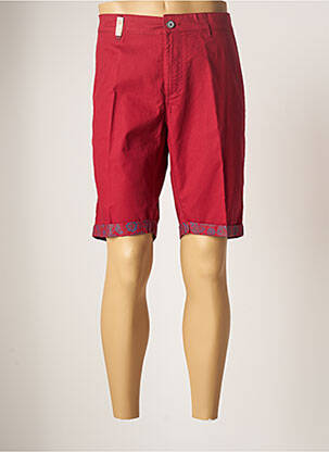 Bermuda tissage popeline taille normale rouge SEA BARRIER homme
