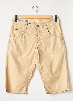 Bermuda tissage popeline taille normale beige MUSTANG homme