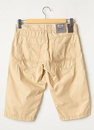 Bermuda tissage popeline taille normale beige MUSTANG homme
