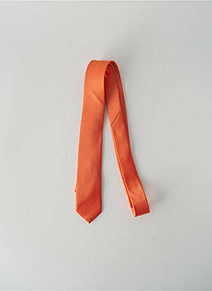 Cravate orange DYL'M pour homme