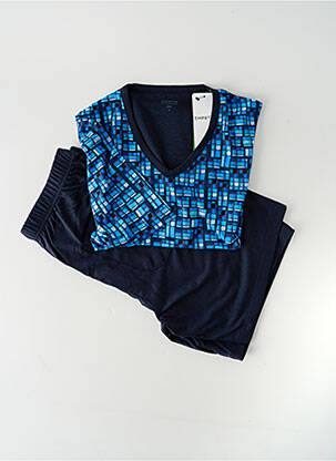 Pyjashort bleu IMPETUS pour homme