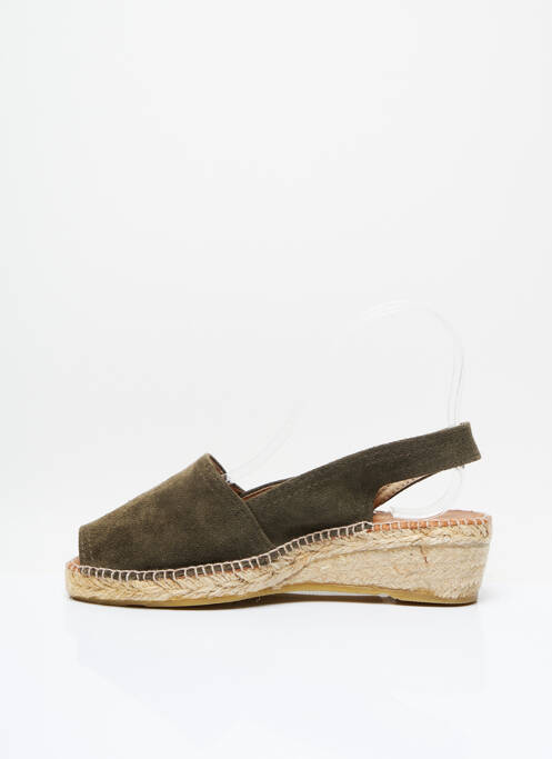 Espadrilles vert LA MAISON DE L'ESPADRILLE pour femme