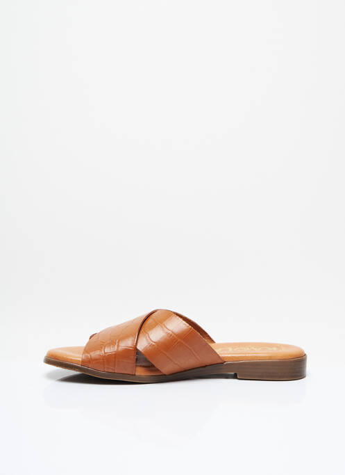 Mules/Sabots marron KAOLA pour femme