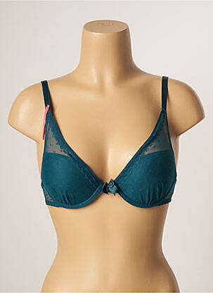 Soutien-gorge effet matière satinée haut soutien-gorge push-up vert PASSIONATA femme