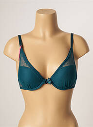 Soutien-gorge effet matière satinée haut soutien-gorge push-up vert PASSIONATA femme