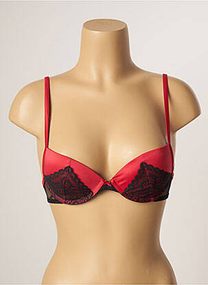 Soutien-gorge effet matière satinée haut soutien-gorge push-up rouge PASSIONATA femme