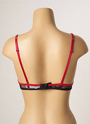 Soutien-gorge effet matière satinée haut soutien-gorge push-up rouge PASSIONATA femme