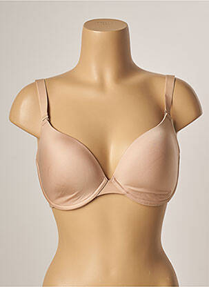 Soutien-gorge effet matière satinée haut soutien-gorge moulé chair SIMONE PERELE femme