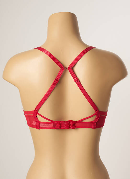 Soutien-gorge effet matière satinée haut soutien-gorge emboitant rouge PASSIONATA femme