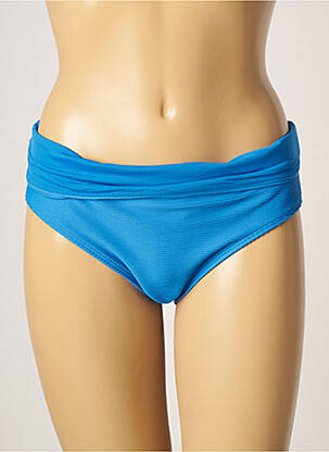 Bas de maillot de bain stretch culotte bleu CHERRY BEACH femme