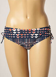 Bas de maillot de bain imprimé fantaisie culotte bleu BELCOR femme
