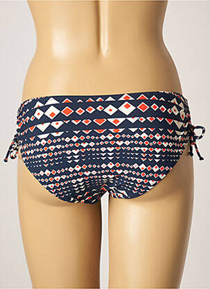 Bas de maillot de bain imprimé fantaisie culotte bleu BELCOR femme