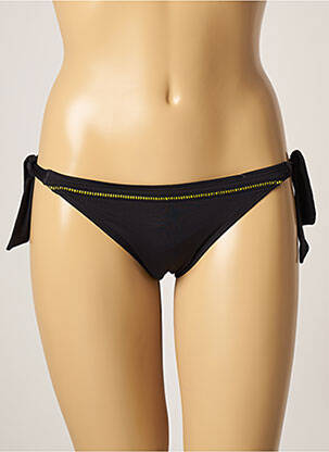 Bas de maillot de bain stretch bikini noir CHERRY BEACH femme