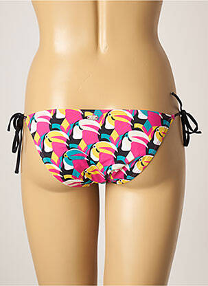 Bas de maillot de bain imprimé tie and dye bikini rose CHERRY BEACH femme