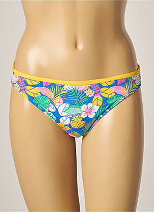 Bas de maillot de bain imprimé tie and dye culotte bleu CHERRY BEACH femme