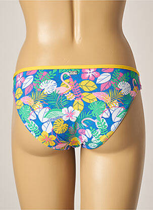Bas de maillot de bain imprimé tie and dye culotte bleu CHERRY BEACH femme