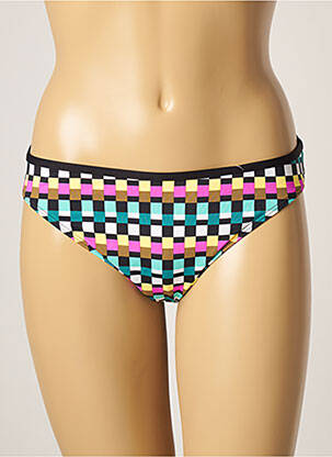 Bas de maillot de bain stretch culotte noir CHERRY BEACH femme