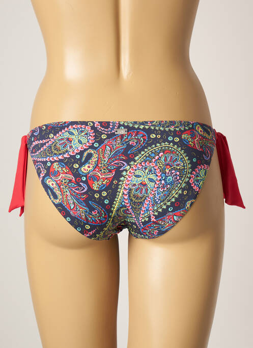 Bas de maillot de bain stretch bikini bleu CHERRY BEACH femme