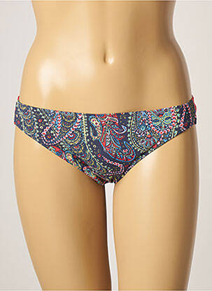 Bas de maillot de bain stretch culotte bleu CHERRY BEACH femme