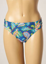 Bas de maillot de bain stretch culotte bleu BELCOR femme