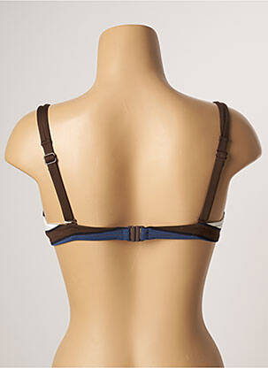 Haut de maillot de bain stretch marron BELCOR femme