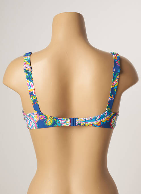 Haut de maillot de bain bleu BELCOR pour femme