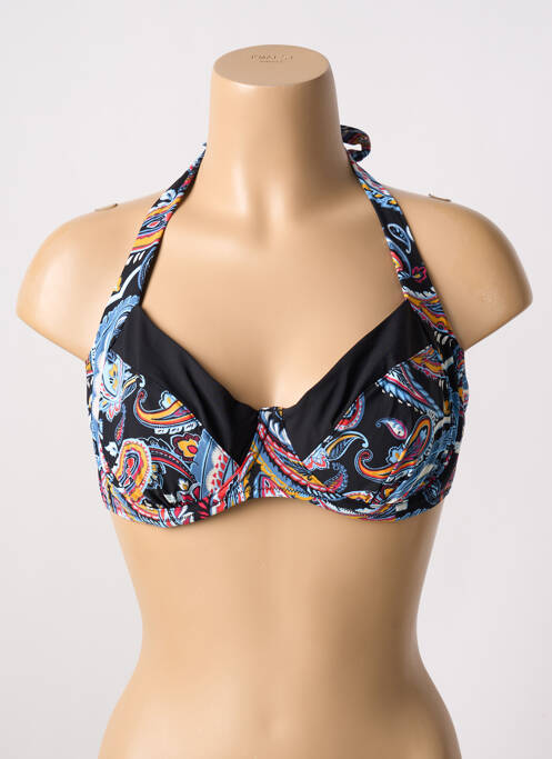 Haut de maillot de bain noir BELCOR pour femme