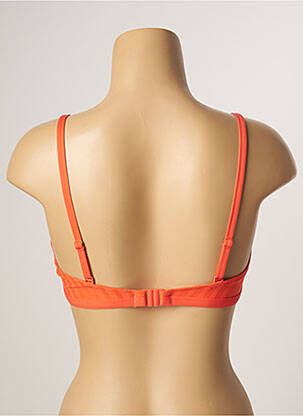 Haut de maillot de bain stretch haut soutien-gorge emboitant orange CHERRY BEACH femme