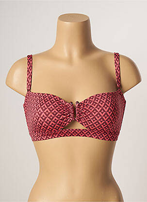 Haut de maillot de bain stretch haut bandeau rose SIMONE PERELE femme