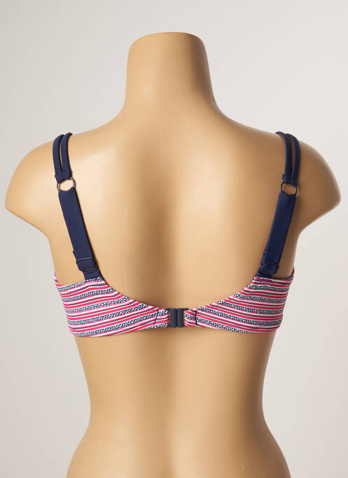 Haut de maillot de bain stretch haut soutien-gorge emboitant rose BESTFORM femme