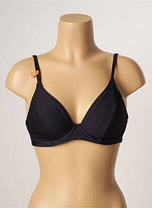 Haut de maillot de bain stretch noir CHERRY BEACH femme